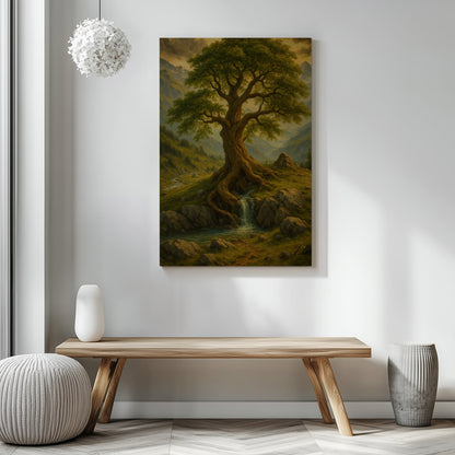Majestic Mountain 16 - The Living Spring Canvas Art