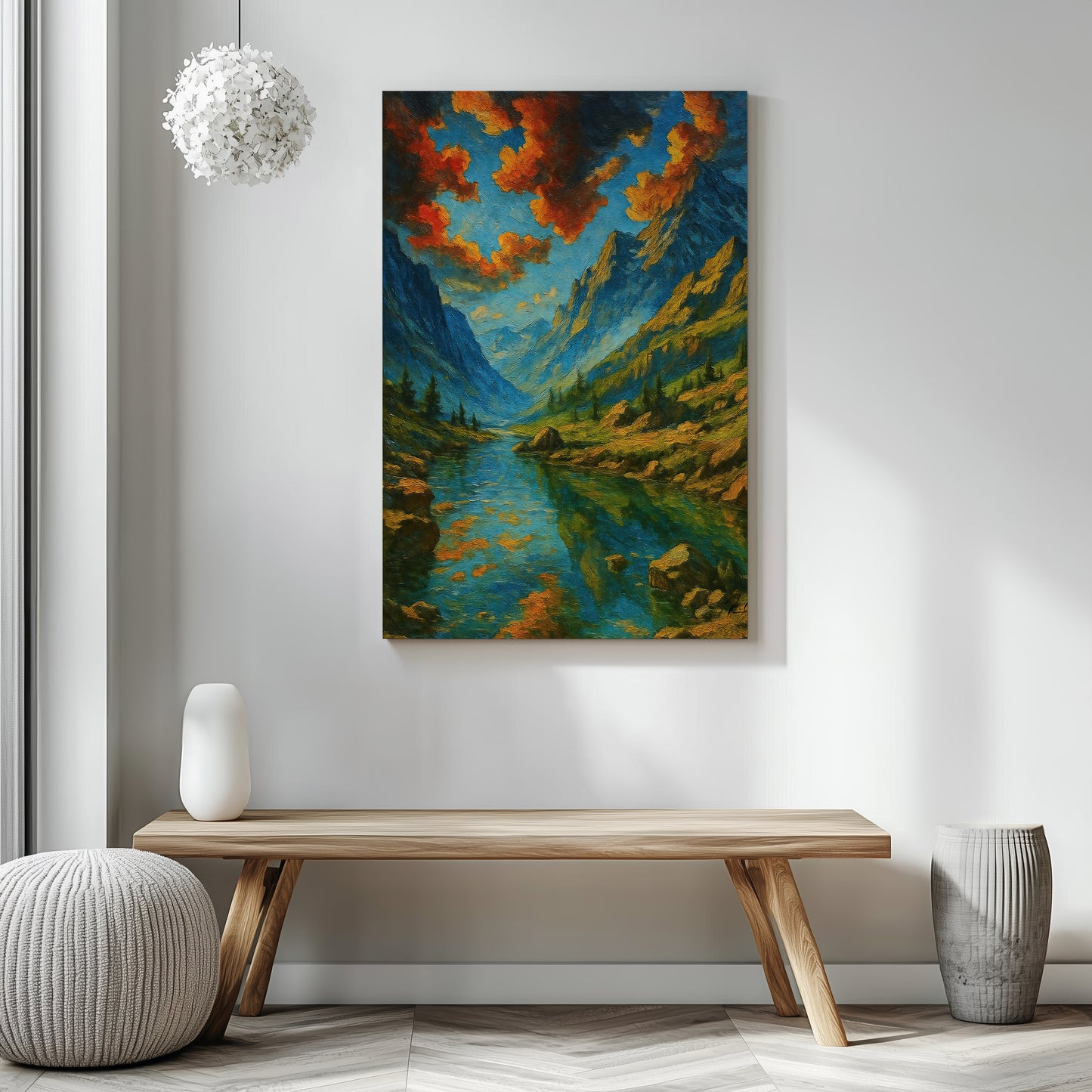 Majestic Mountain 17 - The Awakening Valley Canvas Art