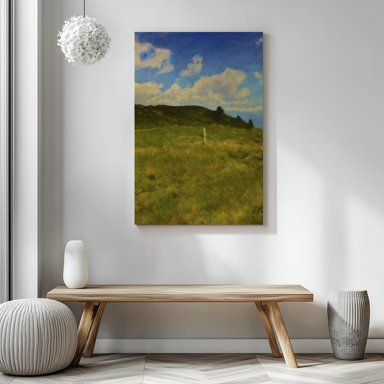 Majestic Mountain 25 - Hill of Quiet Winds Canvas Art