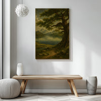Majestic Mountain 26 - The Watchful Tree Canvas Art