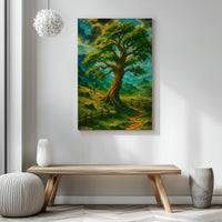 Majestic Mountain 28 - The Tree Beyond Fear Canvas Art