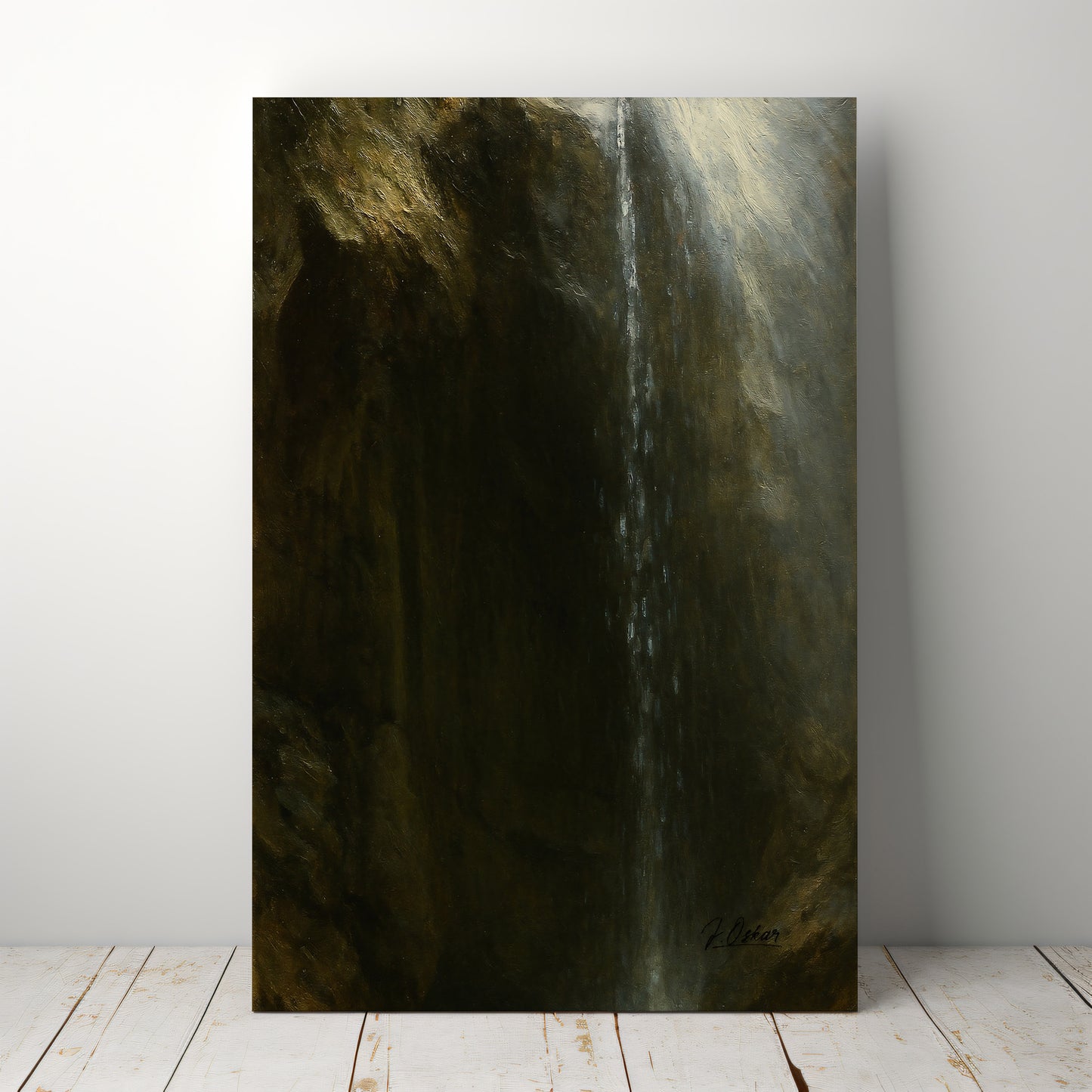 Majestic Mountain 41 - Whisperfall Canvas Art