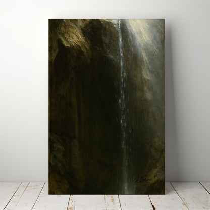 Majestic Mountain 41 - Whisperfall Canvas Art