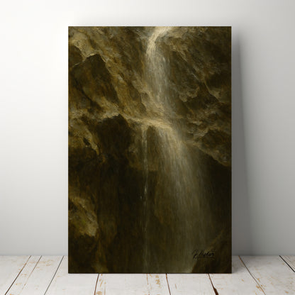 Majestic Mountain 42 - Veil of Silence Canvas Art