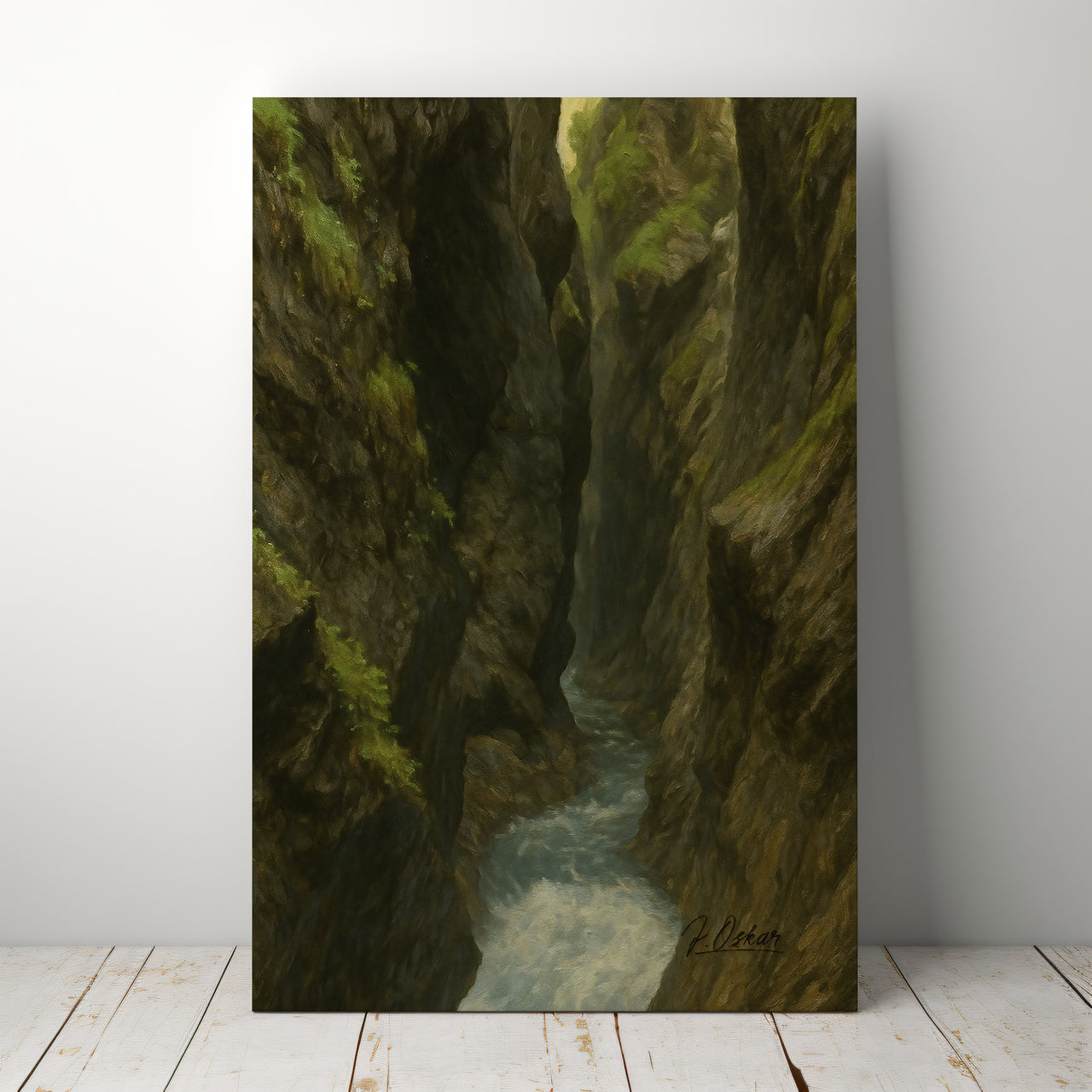 Majestic Mountain 48 - The Gorge Route Canvas Art