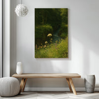 Majestic Mountain 50 - Path into the Green Gorge Canvas Art