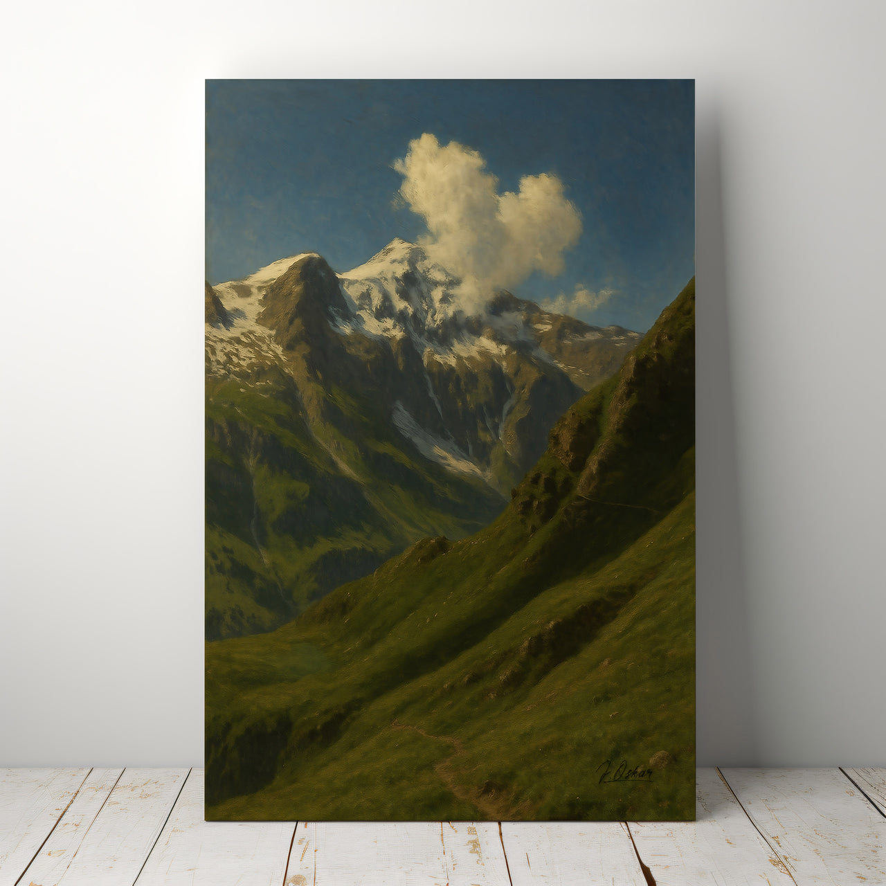 Gallery Wall Stand Style display set front view