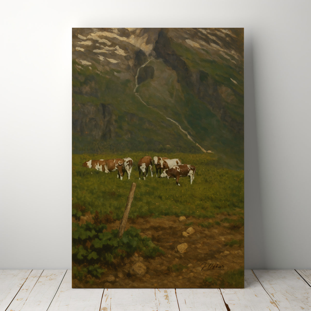 Gallery Wall Stand Style with photo frames