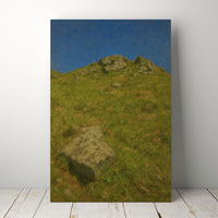 Majestic Mountain 87- Lone Rock on the Slope Canvas Art