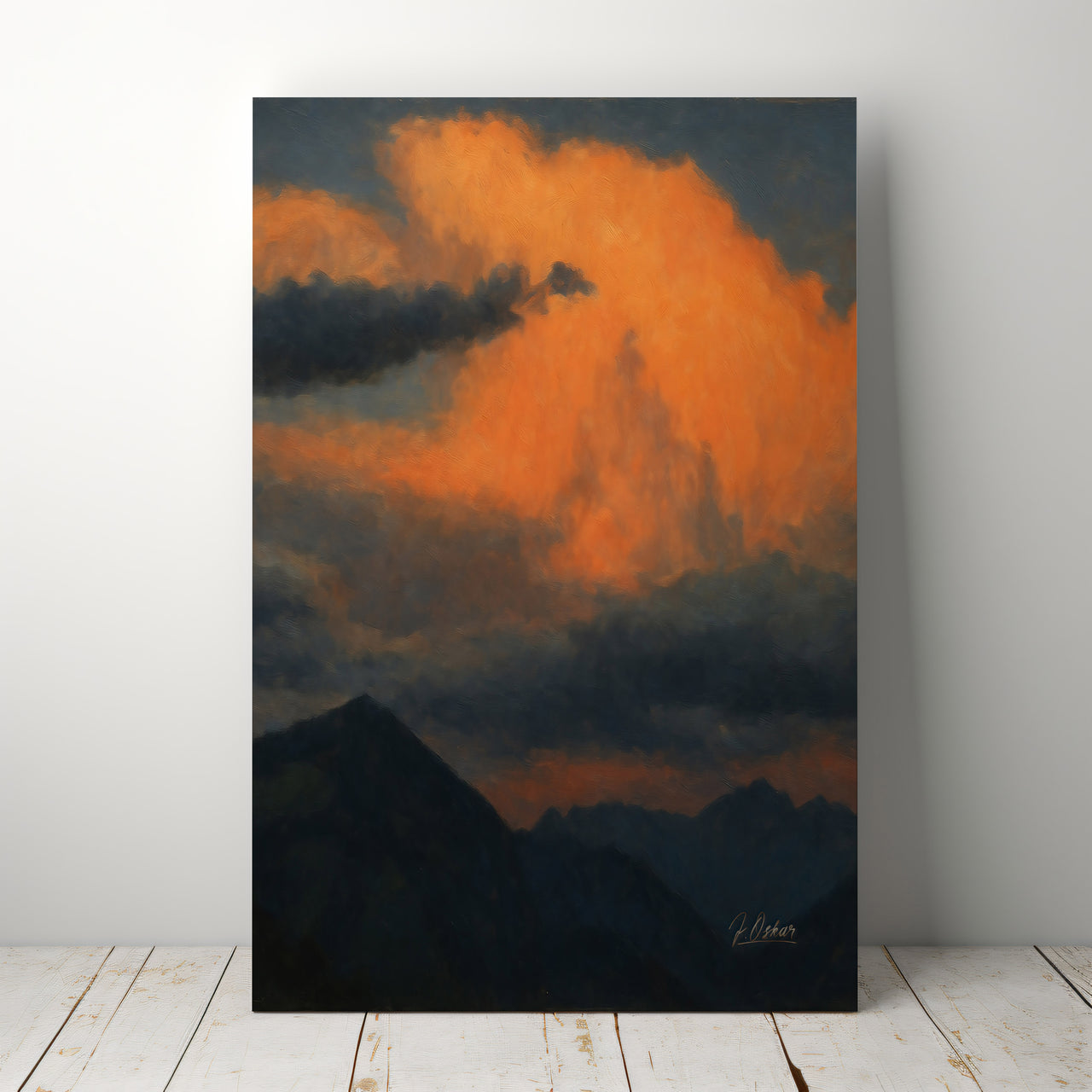 Gallery Wall Stand Style display set front view