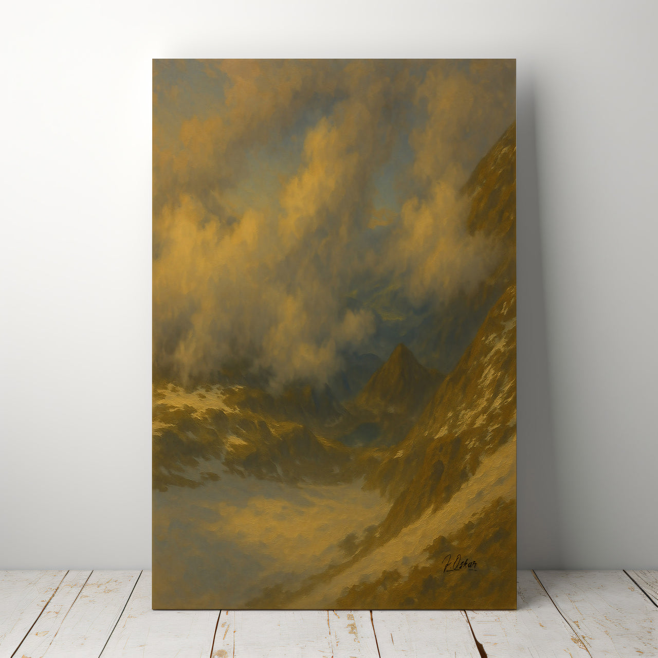 Gallery Wall Stand Style display set front view