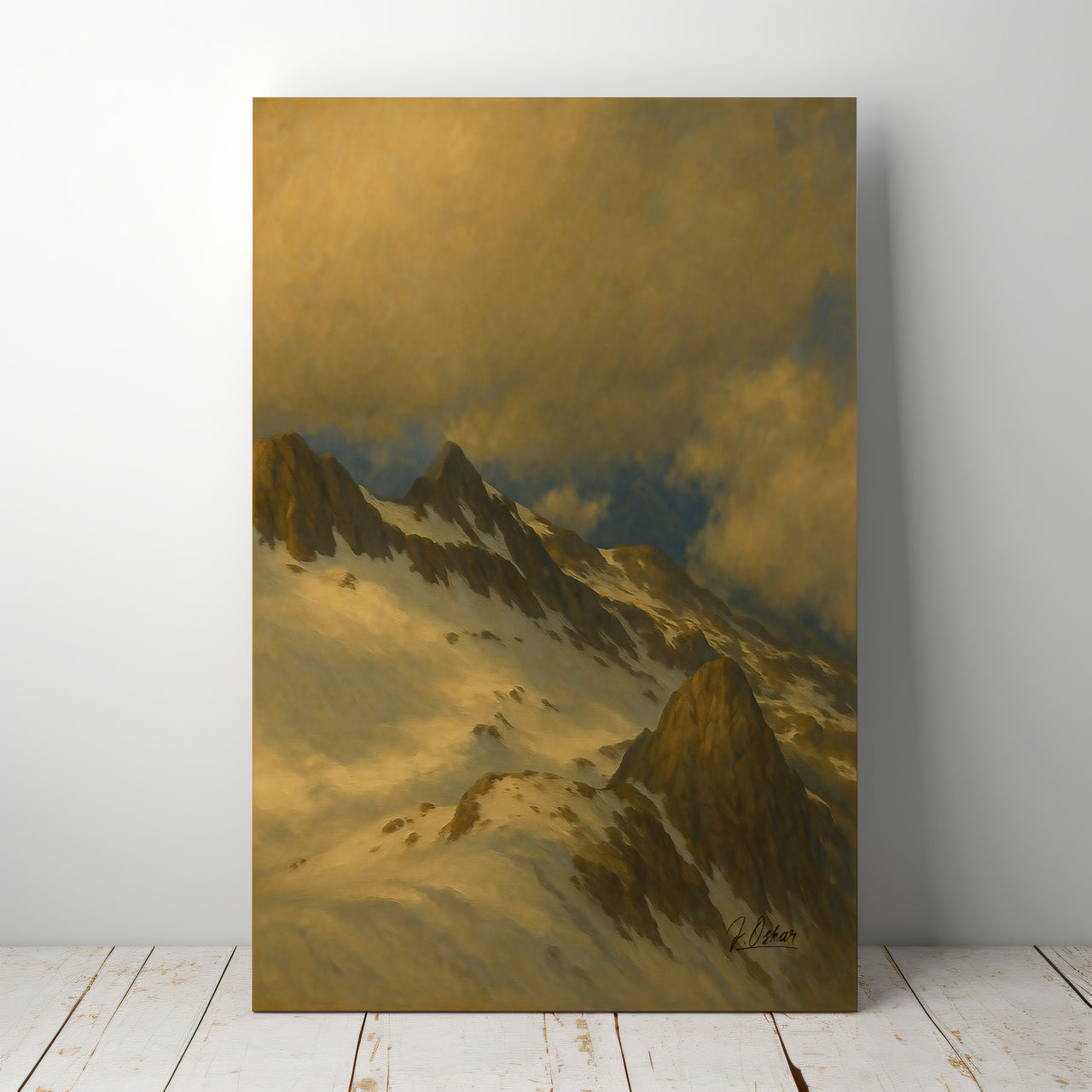 Gallery Wall Stand Style display set front view