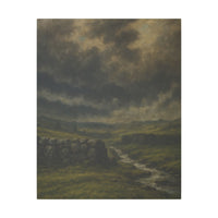 Majestic Mountain 34 - Storm Over the Highland Stream Canvas Art