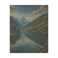 Majestic Mountain 21 - The Valley of Clarity Canvas Art