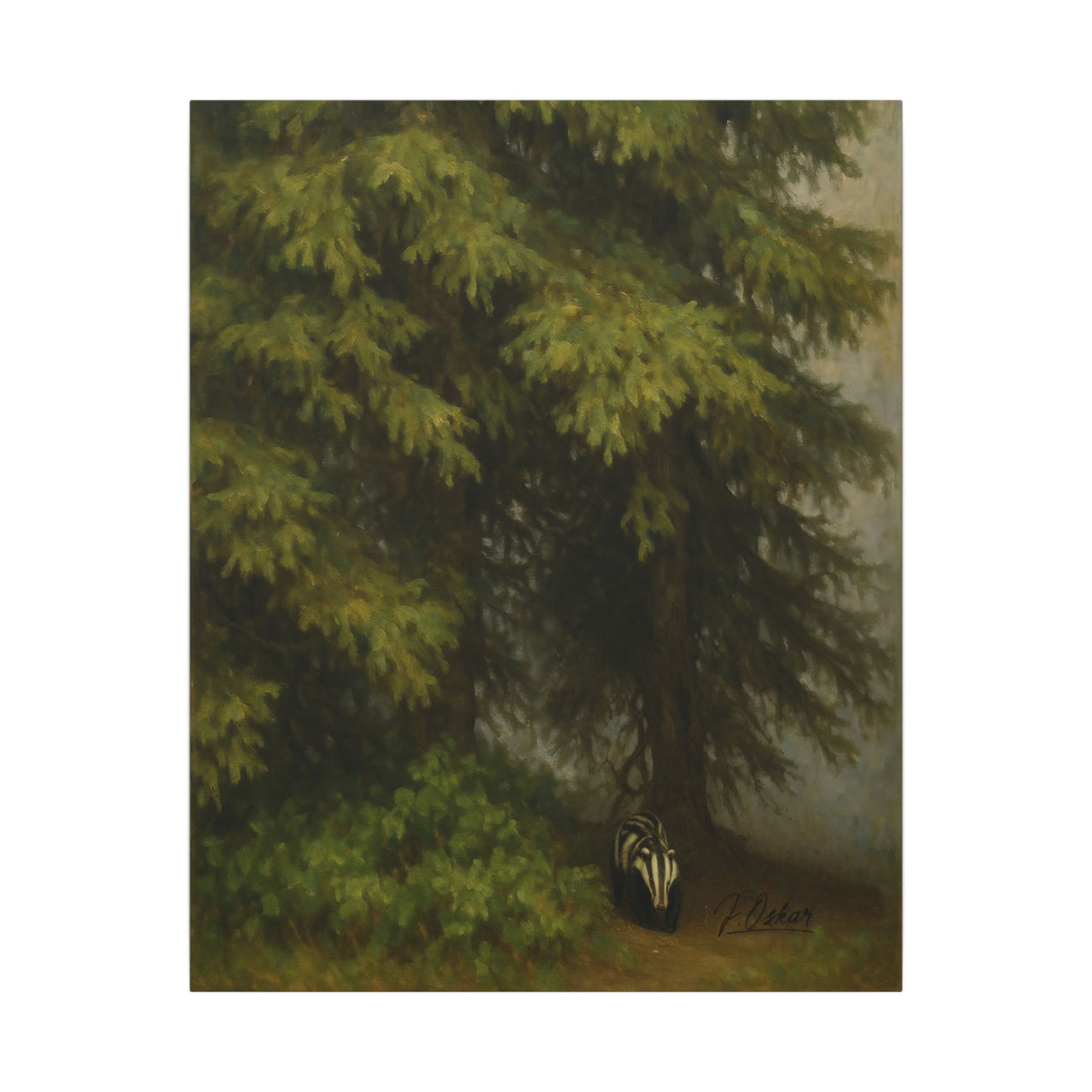 Majestic Mountain 56 - Forest Watcher Canvas Art