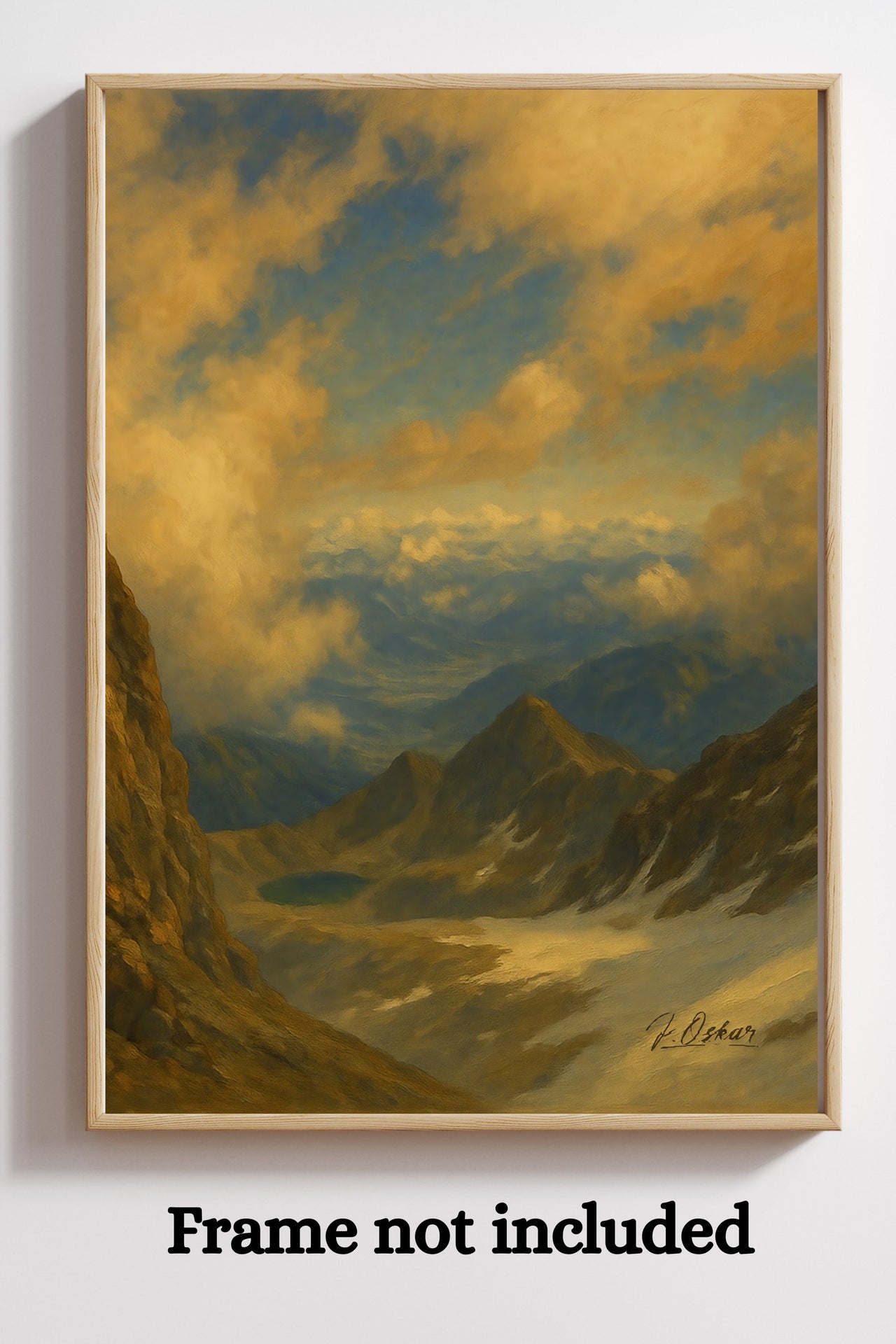 Majestic Mountain 100 - Beyond the Heights Canvas Art