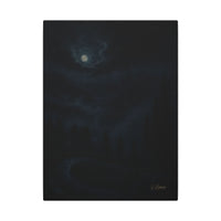 Majestic Mountain 71 - Moonlit Descent Canvas Art