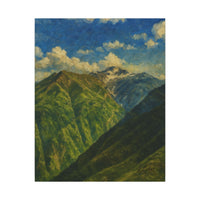 Majestic Mountain 79 - Green Heights Canvas Art