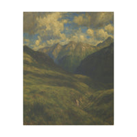 Majestic Mountain 74 - Valley of Peaks Canvas Art
