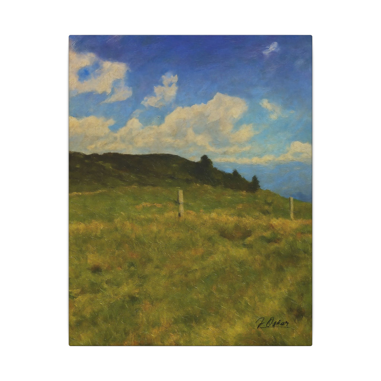 Majestic Mountain 25 - Hill of Quiet Winds Canvas Art