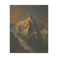 Majestic Mountain 98 - Crowned by Light Canvas Art