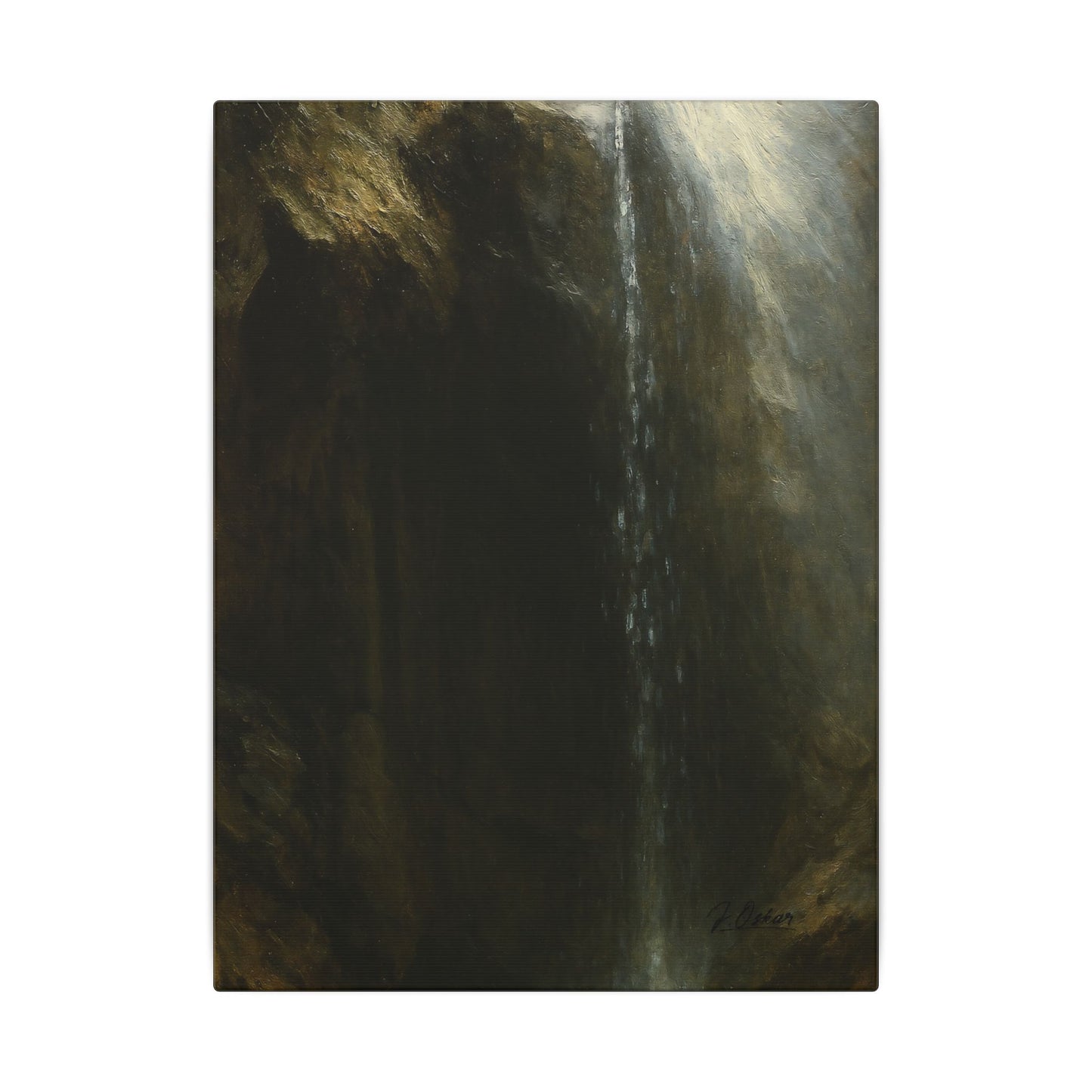 Majestic Mountain 41 - Whisperfall Canvas Art