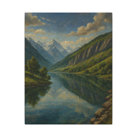 Majestic Mountain 21 - The Valley of Clarity Canvas Art