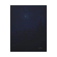 Majestic Mountain 69- Midnight Mist on the mountain Canvas Art
