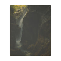 Majestic Mountain 40 - The Echoing Chasm Canvas Art