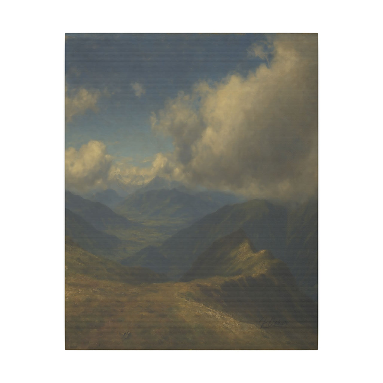 Majestic Mountain 76 - The Last Ridge Canvas Art
