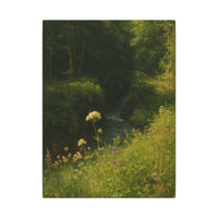 Majestic Mountain 50 - Path into the Green Gorge Canvas Art