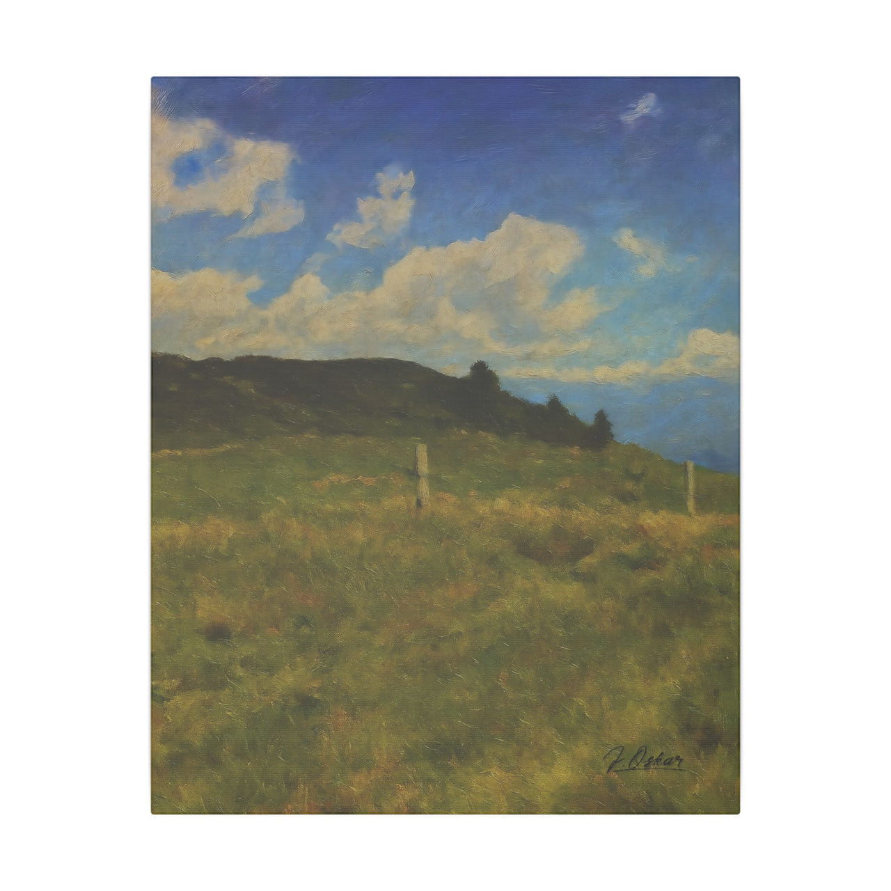 Majestic Mountain 25 - Hill of Quiet Winds Canvas Art