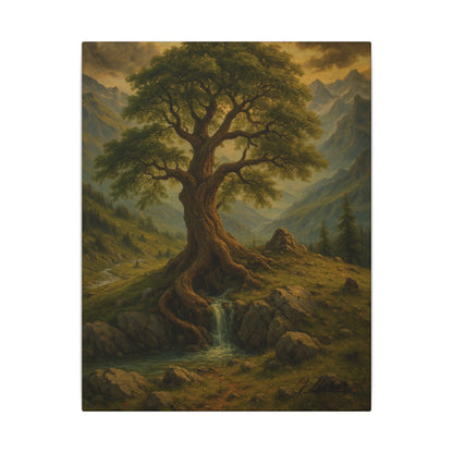 Majestic Mountain 16 - The Living Spring Canvas Art