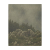 Majestic Mountain 57 - Rocky Ridge Above the Treeline Canvas Art