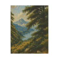 Majestic Mountain 10 - View of the Quiet Vale Canvas Art