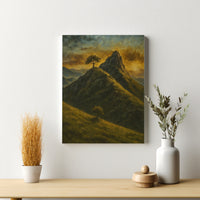 Majestic Mountain 6 - Sunset Overlook Canvas Art