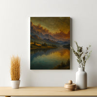 Majestic Mountain 7 - Stillness Beyond the Peaks Canvas Art