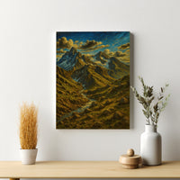 Majestic Mountain 13 - River's Journey to the Majestic Mountain Canvas Art