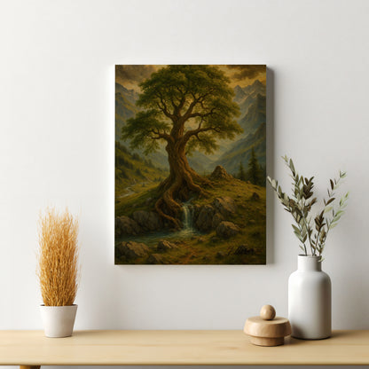 Majestic Mountain 16 - The Living Spring Canvas Art