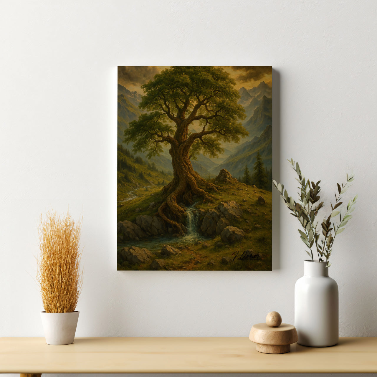 Majestic Mountain 16 - The Living Spring Canvas Art