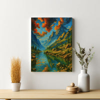 Majestic Mountain 17 - The Awakening Valley Canvas Art