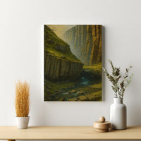 Majestic Mountain 22 - The Stone Corridor Canvas Art