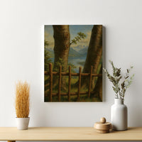 Majestic Mountain 23 - Between the Trees Canvas Art