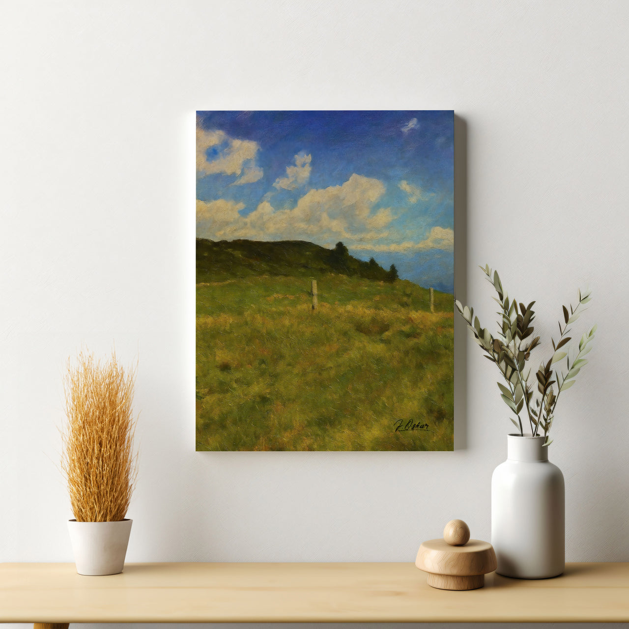 Majestic Mountain 25 - Hill of Quiet Winds Canvas Art