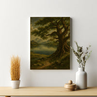 Majestic Mountain 26 - The Watchful Tree Canvas Art