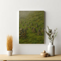 Majestic Mountain 30 - Voices in the Fog Canvas Art