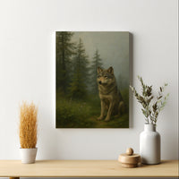 Majestic Mountain 33 - Sentinel of the Deep Woods Canvas Art