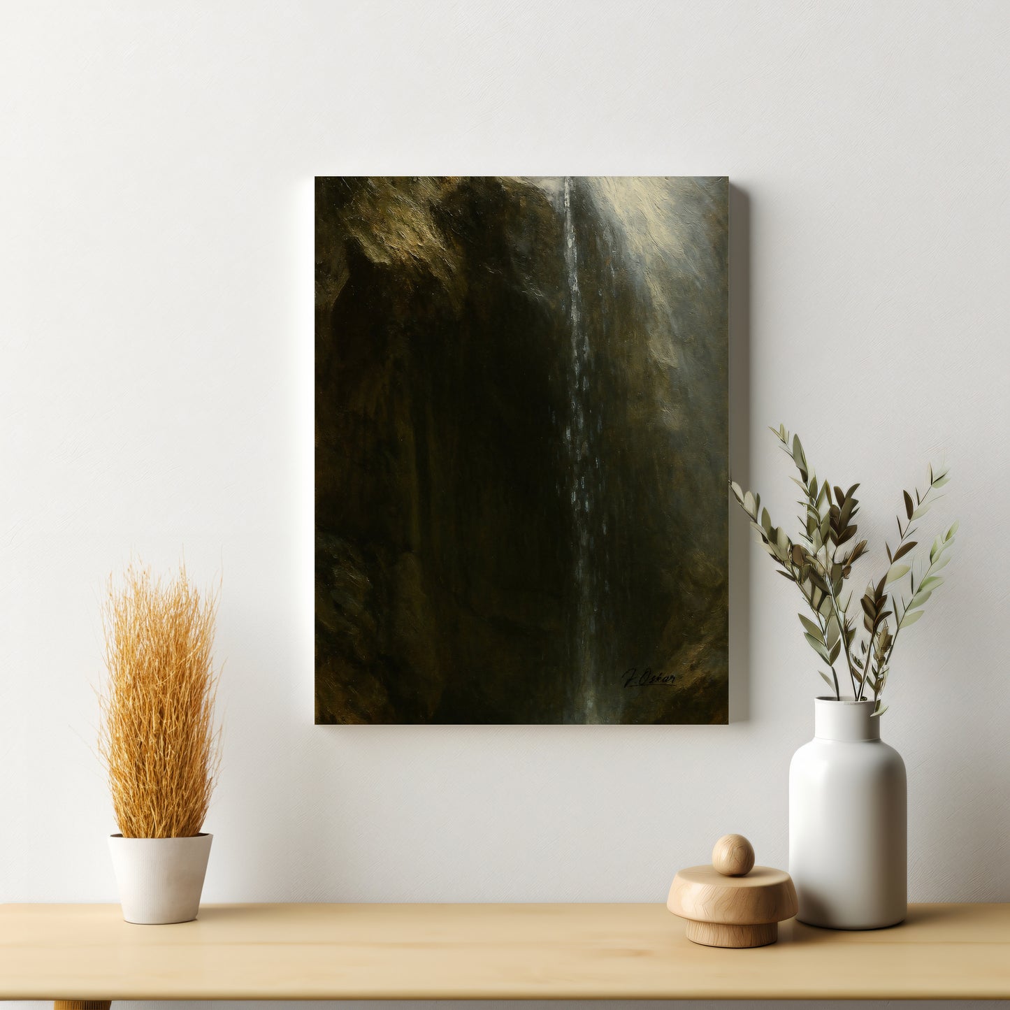 Majestic Mountain 41 - Whisperfall Canvas Art