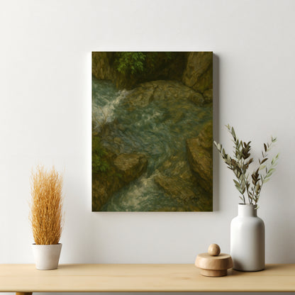 Majestic Mountain 44 - Dance of the Waters Canvas Art