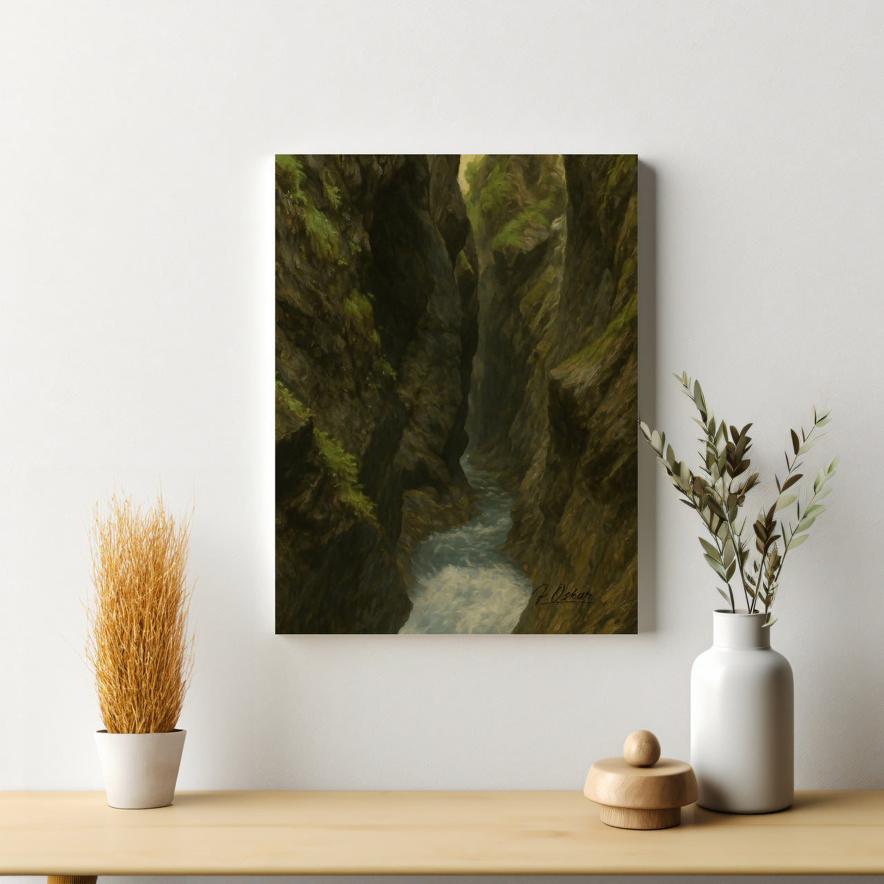 Majestic Mountain 48 - The Gorge Route Canvas Art